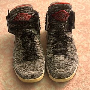 Air Jordan Black and Gray Sneakers